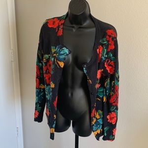 Women’s Floral Cardigan